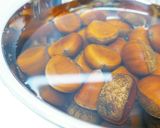 秋です、栗の渋皮煮(重曹いらず)作り方1写真