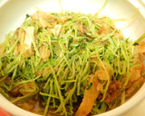 豆苗の煮浸し(二回目の収穫でも)作り方3写真