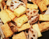 甘辛うま！鶏肉、厚揚、れんこんのマヨ炒め作り方4写真