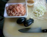 鶏ナス味噌作り方1写真