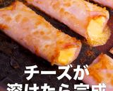 材料3つde簡単！パリパリハムチーズ餃子作り方14写真