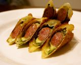 材料3つde簡単！パリパリハムチーズ餃子作り方19写真