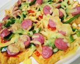 糖質制限！厚揚げmixピザ♪作り方7写真