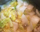 忙しい時に、簡単、白菜のクラムチャウダー作り方2写真