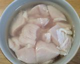 鶏の胸肉バターチーズ焼き作り方1写真