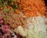 ★コーンと枝豆の★ひき肉カレー★作り方1写真
