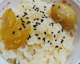 ◎栗の甘露煮の栗ご飯◎作り方5写真