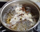 チチアワタケなど3種キノコとネギの味噌汁作り方5写真