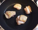簡単秋味♡鶏肉ときのこの醤油バターパスタ作り方3写真
