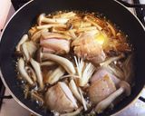 簡単秋味♡鶏肉ときのこの醤油バターパスタ作り方5写真
