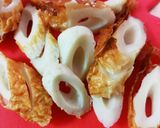簡単1品♪竹輪と大豆のマヨ胡椒炒め☆作り方1写真