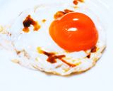 ヘンテコな形の目玉焼き作り方8写真