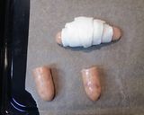 パイシートとウインナーでカニさん作り方5写真