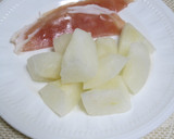 梨と生ハムの前菜作り方1写真