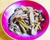 お弁当にも☆牛肉とごぼうと蒟蒻の炒め煮作り方10写真