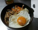 キムチで韓国ビビンバ！with 納豆！作り方5写真