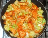 鶏胸肉豆板醤ケチャップ煮♪ケチャップ炒め作り方12写真