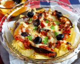 香ばし仕上げ♡茄子とトマトの焼きパスタ！作り方7写真