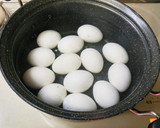半熟の煮卵～ゆでて漬け込むだけ♪作り方1写真
