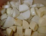 チキン＆きのこwithアスパラクリーム作り方3写真