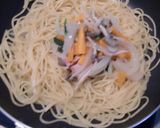 バリラ　白湯スープで野菜たっぷりパスタ♪作り方5写真