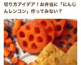 キャラ弁にいかが？にんじんでレンコン？！作り方5写真