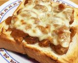 チーズがとろ〜り☆栗味噌チーズトースト作り方5写真