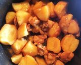 簡単★絶品★鶏肉とジャガイモのこってり煮作り方6写真