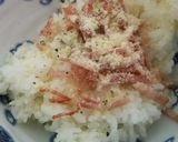 ベーコンとバジルチーズの洋風混ぜ込みご飯作り方3写真