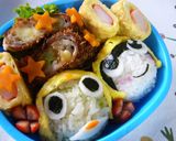 ケロロ軍曹とタママ二等兵のキャラ弁作り方5写真