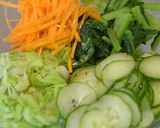 【給食レシピ】野菜たっぷりサラダ作り方3写真