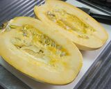 レンジで超簡単!そうめんかぼちゃのパスタ作り方1写真