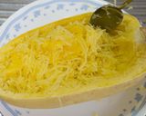 レンジで超簡単!そうめんかぼちゃのパスタ作り方6写真
