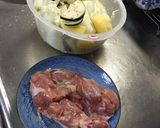 鳥と野菜の蒸し煮作り方1写真