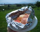 BBQに最適♪肉巻きりんごとホイル焼き作り方8写真