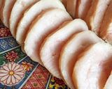＊酒粕でしっとり鶏ハム 鶏皮ポン酢添え＊作り方8写真