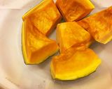 簡単☆カボチャのえのき茸鶏そぼろ煮☆作り方1写真