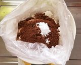 重曹で♪簡単豆腐ココアパウンドケーキ作り方2写真