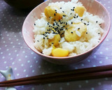 むき栗水煮で簡単に　栗ごはん　栗おこわ作り方5写真