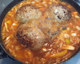 玉ねぎ炒めずウマウマ煮込みハンバーグ作り方6写真
