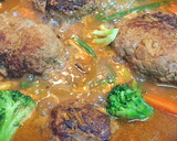 玉ねぎ炒めずウマウマ煮込みハンバーグ作り方8写真