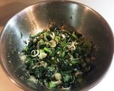 ☆簡単すぎる小松菜と茗荷のじゃこ和え☆作り方3写真
