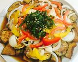 ☆野菜たっぷりかぼちゃとなすのマリネ☆作り方6写真