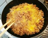 牛肉入りガーリックバター醤油チャーハン作り方5写真