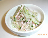 簡単◎もやしときゅうりのゴマ油和え作り方4写真