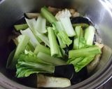 とろりあんかけ茄子と油揚げ小松菜の煮浸し作り方3写真