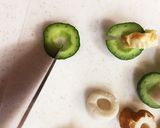 ちくわときゅうりで☆仲良しリングつなぎ作り方10写真
