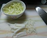 離乳食中期 白菜と鶏肉のトロトロスープ作り方1写真