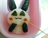 キャラ弁　うさぱんだ♡　簡単　おにぎり★作り方6写真