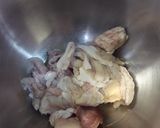 豚モツ丼とろろ昆布をのせて作り方1写真